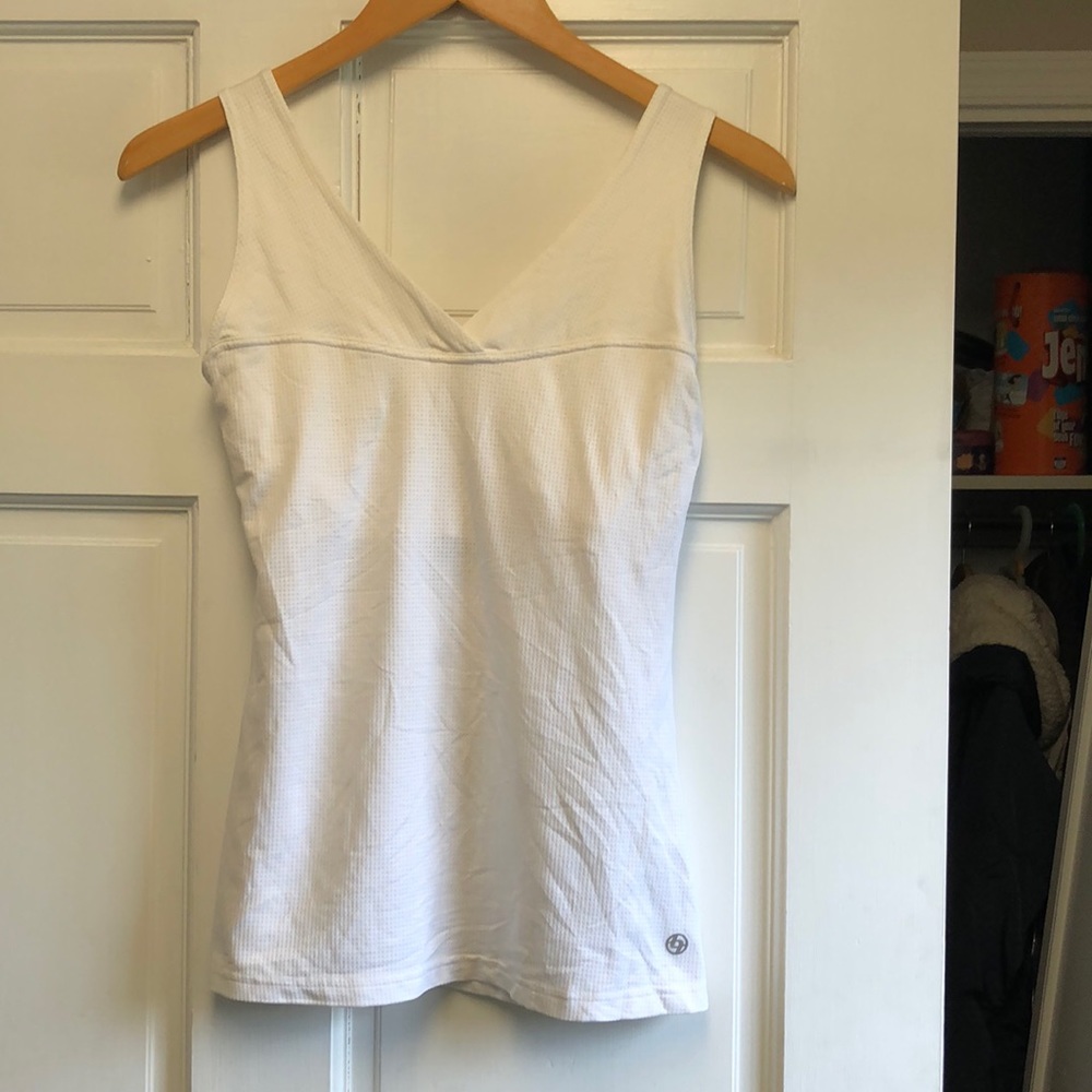 Lija white tennis top